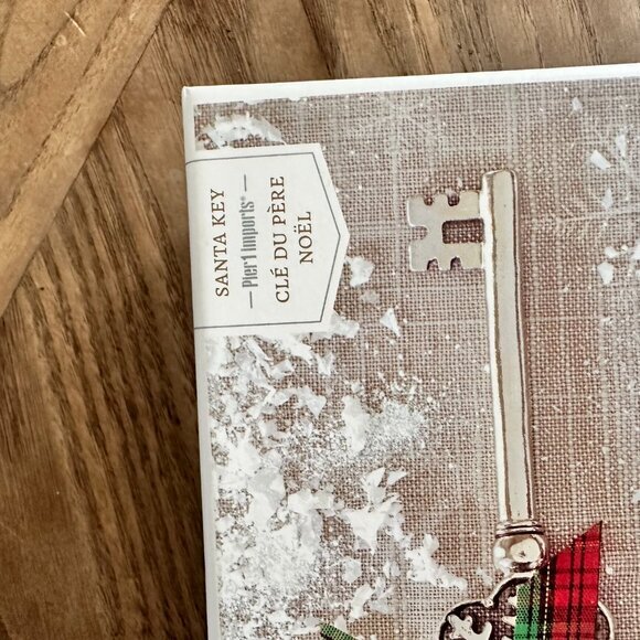 Santa Key Snowflake for No Chimney Pier 1 Ornament in Original Box - Picture 4 of 6